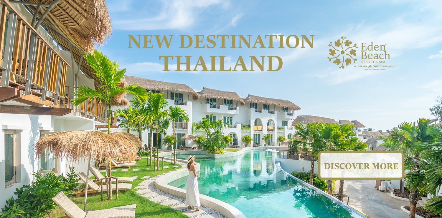  New destination Thailand Eden Beach Resort & Spa, a Lopesan Collection Hotel in Khao Lak 